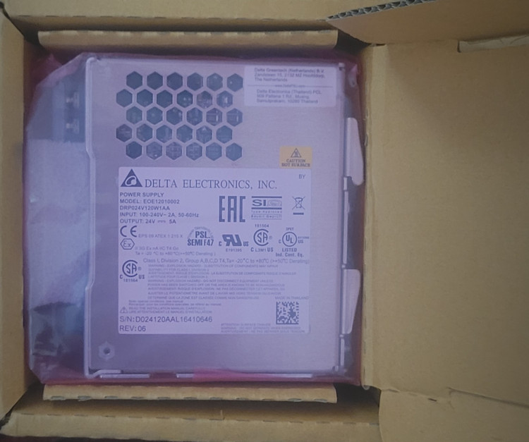 منبع تغذیه دلتا 220/24VDC-5A مدل EOE12010002