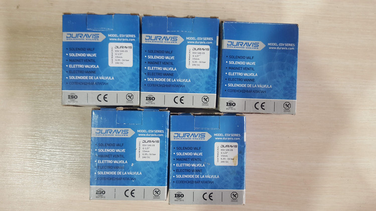 شیر برقی برنجی 1/2" دوراویس ترکیه مدل ESV