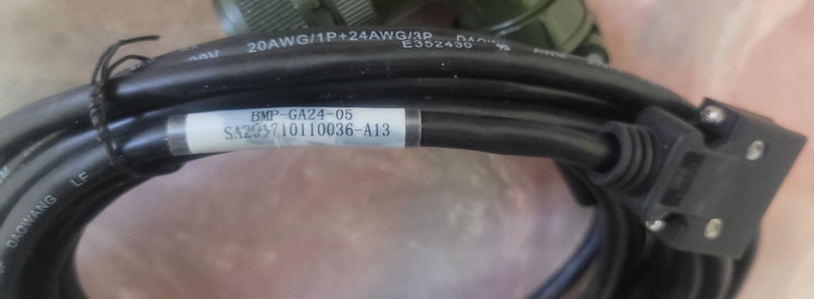 کابل انکودر سرو موتور استون (سوکت زانویی) مدل BMP-GA24-05 سری پرونت E
