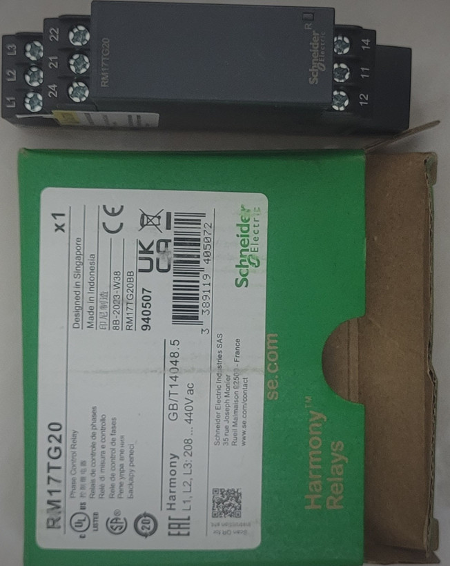 کنترل فاز اشنایدر مدل RM17TG20 (تک چراغ)