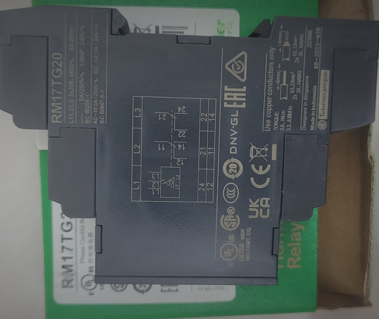 کنترل فاز اشنایدر مدل RM17TG20 (تک چراغ)