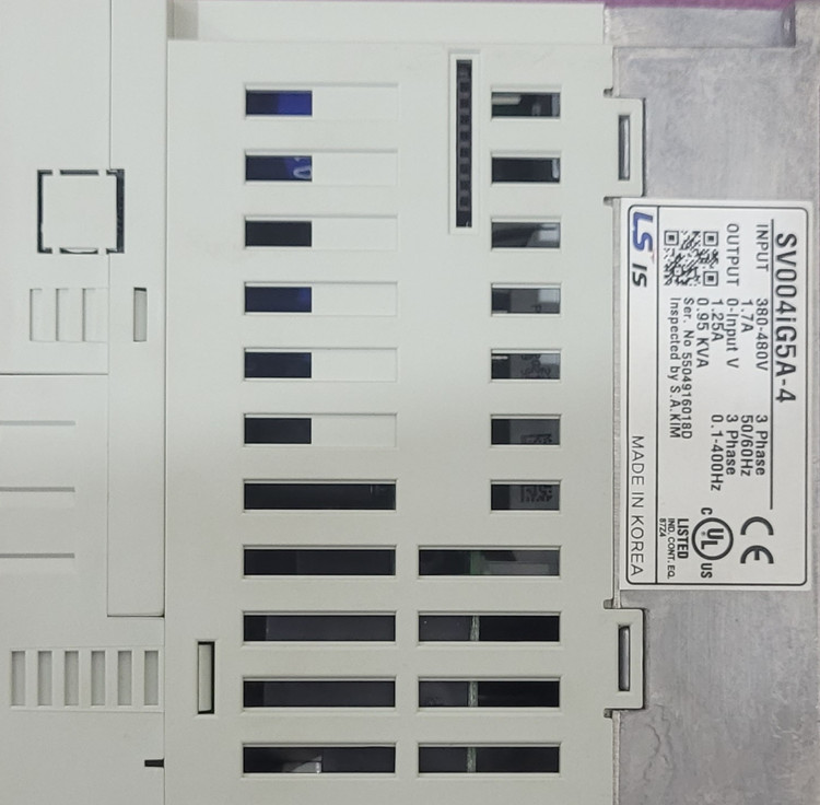 اینورتر 0.37kw ورودی سه فاز LS مدل SV004IG5A-4 سری IG5A