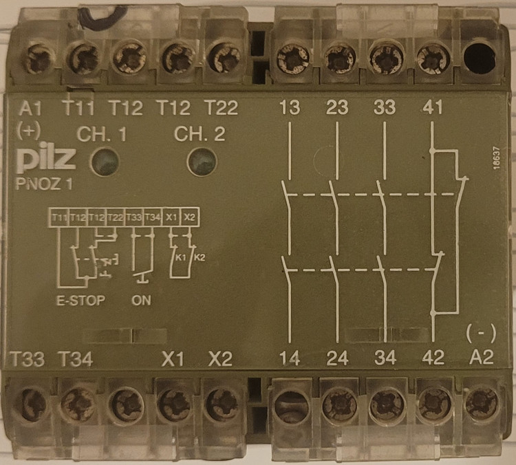 رله ایمنی PILZ مدل PNOZ 1 3S 1ö